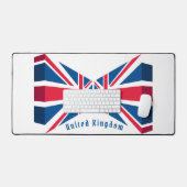 Tapis de bureau drapeau britannique Royaume-Uni (Clavier et souris)