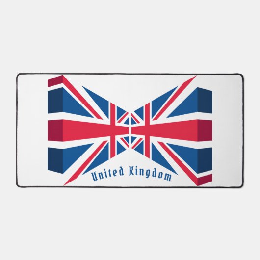 Tapis de bureau drapeau britannique Royaume-Uni (Recto)