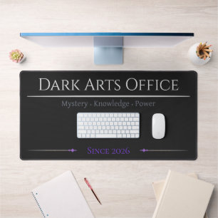Tapis de bureau du bureau des arts sombres Décor d