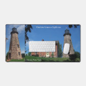 Tapis de bureau du phare Charlotte Genessee (Clavier et souris)