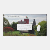 Tapis de bureau du phare de deux ports (Clavier et souris)