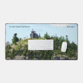 Tapis de bureau du phare Huron Islands (Clavier et souris)