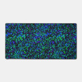 Tapis de bureau - Éclaboussures bleues (Recto)
