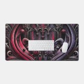 Tapis de bureau élégant gothique (Clavier et souris)