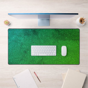 Tapis de bureau émeraude personnalisé - élégant et