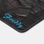 Tapis de bureau en bois charné personnalisé (Coin)