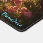 Tapis de bureau en fleurs de cerisier personnalisé (Coin)