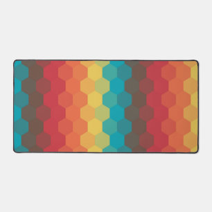 Tapis de bureau en nid d'abeille