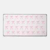 Tapis de bureau en ruban couleur rose (Recto)
