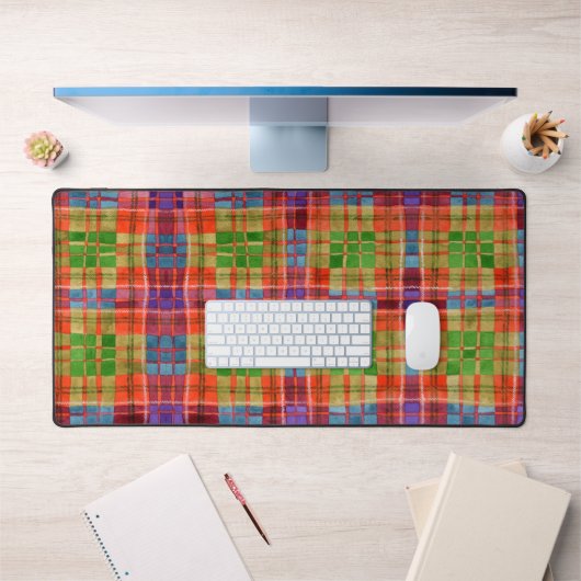 TAPIS DE BUREAU EN TARTAN MAC RAE POUR STUDIO (Bureau 1)