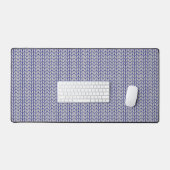 TAPIS DE BUREAU EN TRICOT GRIS BLEU (Clavier et souris)