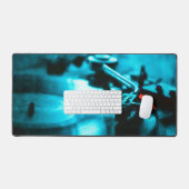Tapis de bureau en vinyle cool (Clavier et souris)
