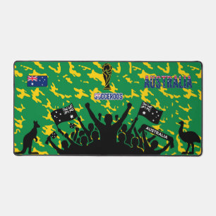 Tapis de bureau Équipe nationale des fans des Socc