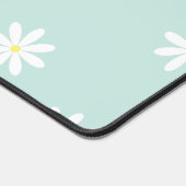 Tapis de bureau esthétique aux fleurs de marguerit (Coin)