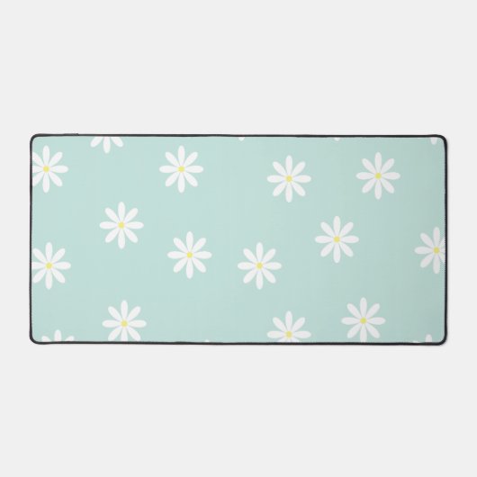 Tapis de bureau esthétique aux fleurs de marguerit (Recto)