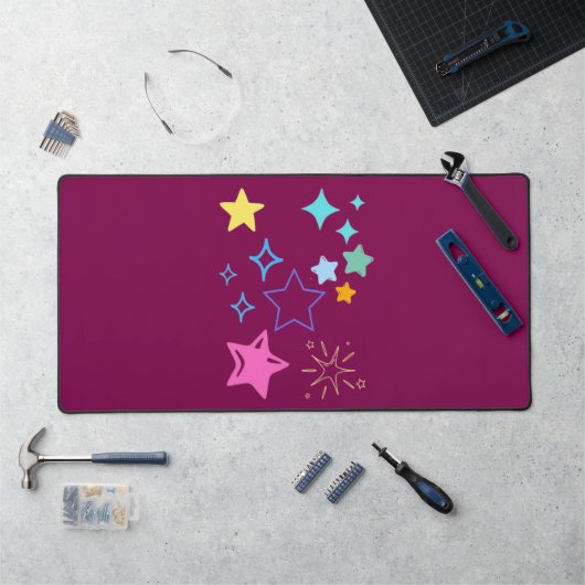 Tapis de bureau étoiles (Poste de travail)