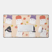 Tapis de bureau fantômes de la saison effrayante (Clavier et souris)