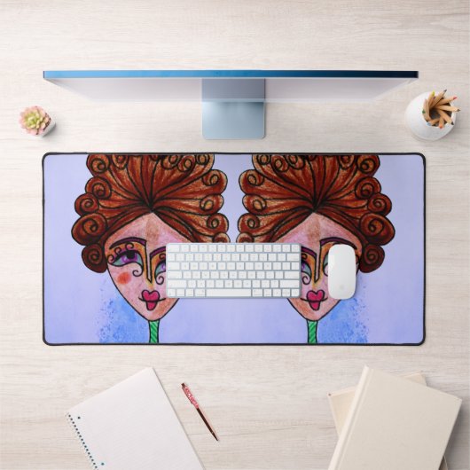 Tapis de bureau (Femme lunaire) (Bureau 1)