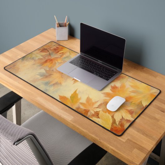 Tapis de bureau feuillage de feuilles d'automne (Bureau 2)