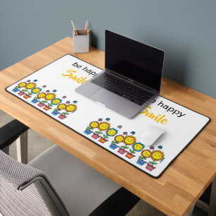 Tapis de bureau Fleur de soleil Be Happy Floral