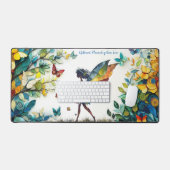 Tapis de bureau Fleurs de Fée (Clavier et souris)