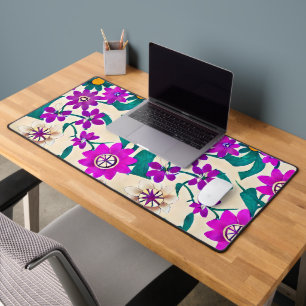 Tapis de bureau Fleurs stylisées