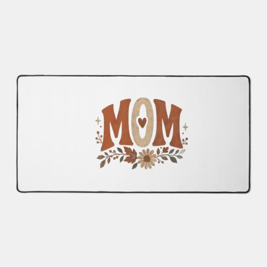 Tapis de bureau Floral Maman Automne Rustique (Recto)