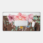 Tapis de bureau floral nature fleurs (Clavier et souris)