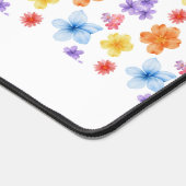 Tapis de bureau floral personnalisé (Coin)