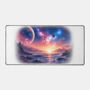Tapis de bureau Galaxie Horizon Céleste