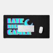 Tapis de bureau Gamer Neon Glitch | Configuration (Clavier et souris)