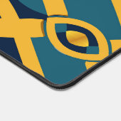 Tapis de bureau géométrique abstrait (Coin)
