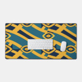Tapis de bureau géométrique abstrait (Clavier et souris)