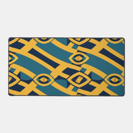 Tapis de bureau géométrique abstrait (Recto)