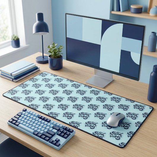 Tapis de bureau Good Vibes