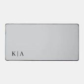 Tapis de bureau gris clair  (Recto)