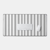 Tapis de bureau Gris et blanc (Clavier et souris)