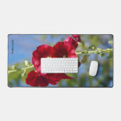 Tapis de bureau Hollyhocks (Clavier et souris)