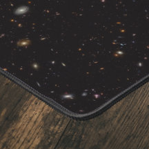 Tapis de bureau informatique noir Galaxies de l'es