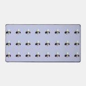 Tapis de bureau Iris Violet et Blanc (Recto)