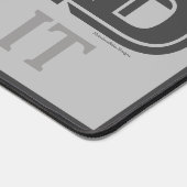 Tapis de bureau « Je peux le construire » (gris) (Coin)