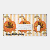 Tapis de bureau Joyeux Thanksgiving dinde (Clavier et souris)