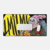 Tapis de bureau lapin (Clavier et souris)