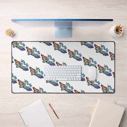 Tapis de bureau Licorne Sorry not Sorry (Bureau 1)