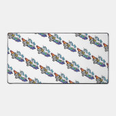 Tapis de bureau Licorne Sorry not Sorry (Recto)
