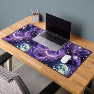 Tapis de bureau – Luxe Phases lunaires célestes vi