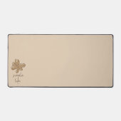 Tapis de bureau minimalisme Simple Life (Recto)