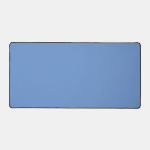 Tapis de bureau minimaliste à dégradé bleu Premium
