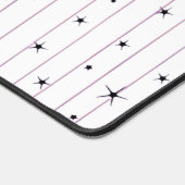 Tapis de bureau Minimaliste Étoiles Célestes (Coin)