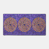 TAPIS DE BUREAU MOSAÏQUE LABYRINTHE (Recto)